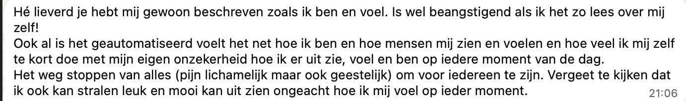 Klantervaring met de Presence Style Profiler van Stephanie Backhoven